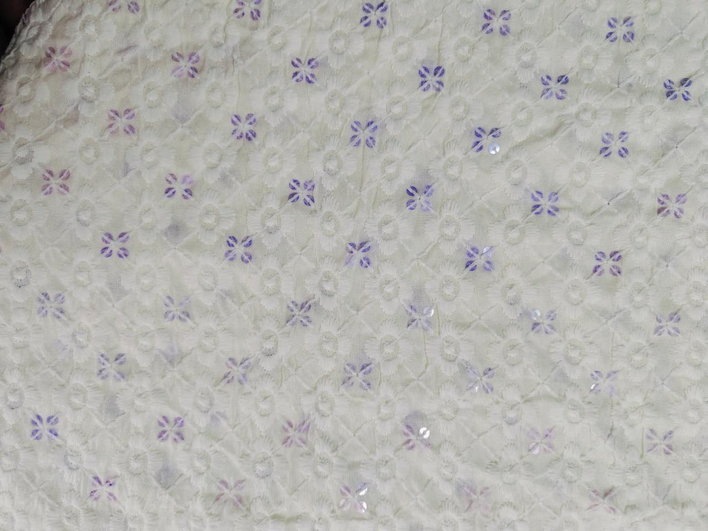 SEQUENCE SCHIFFLI FABRIC