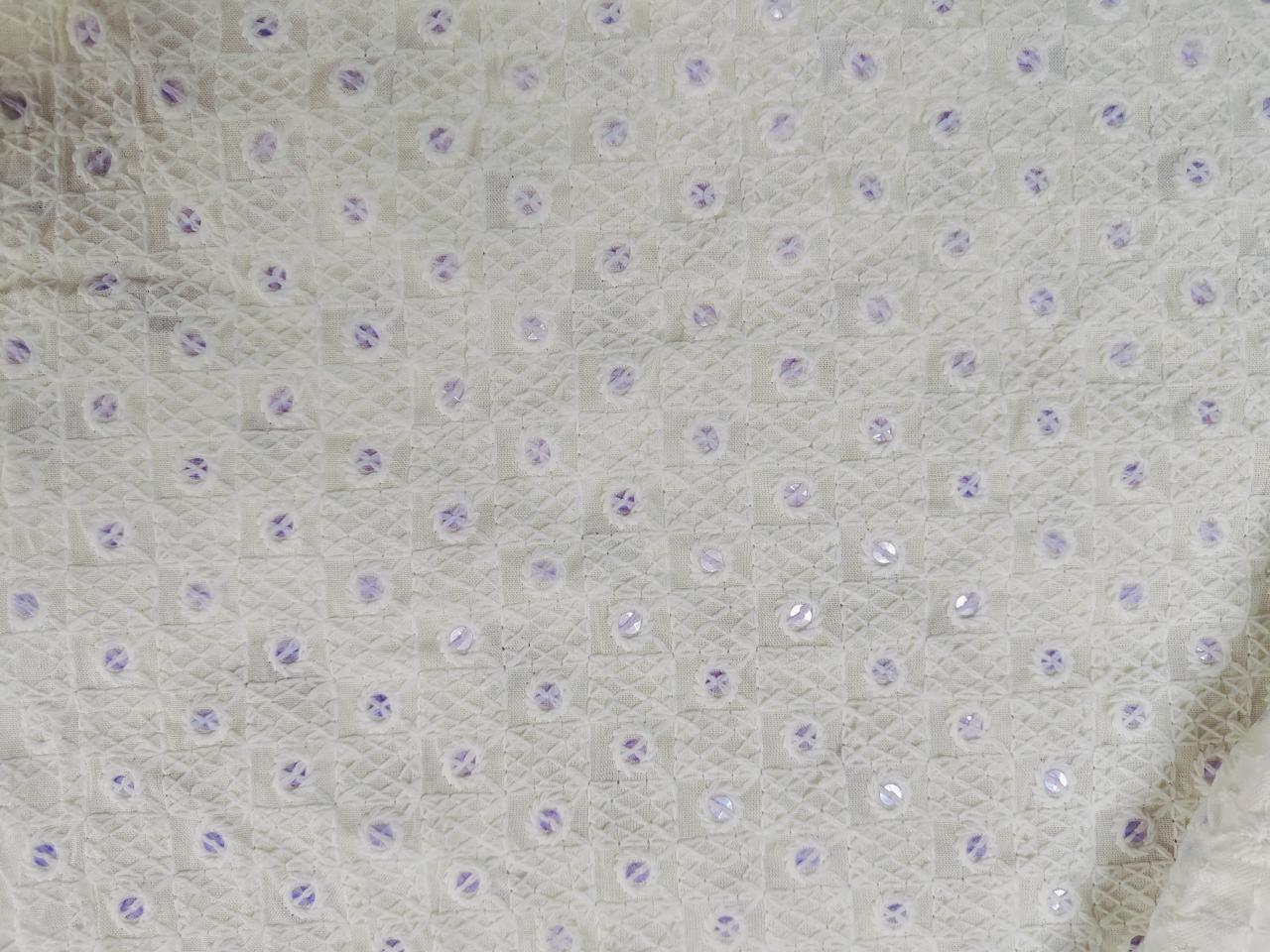 SEQUENCE SCHIFFLI FABRIC